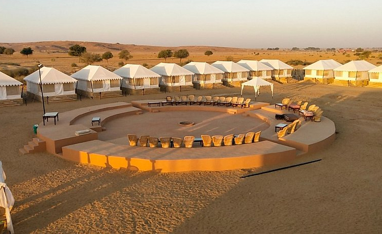 7. Jaisalmer, Rajasthan — Desert Glamping Under the Stars