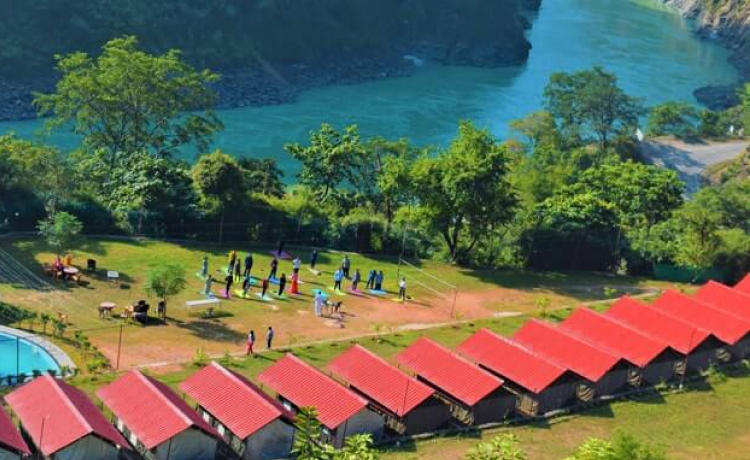 2. Rishikesh Riverside Glamping, Uttarakhand — Adventure Meets Luxury
